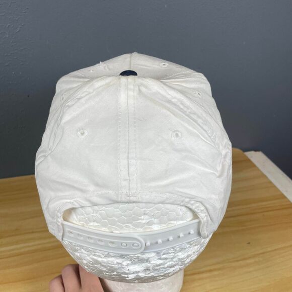 LitePro American Trucker Men's Hat Beige Navy Blue Snapback Cap Casual Outdoor - Picture 7 of 10